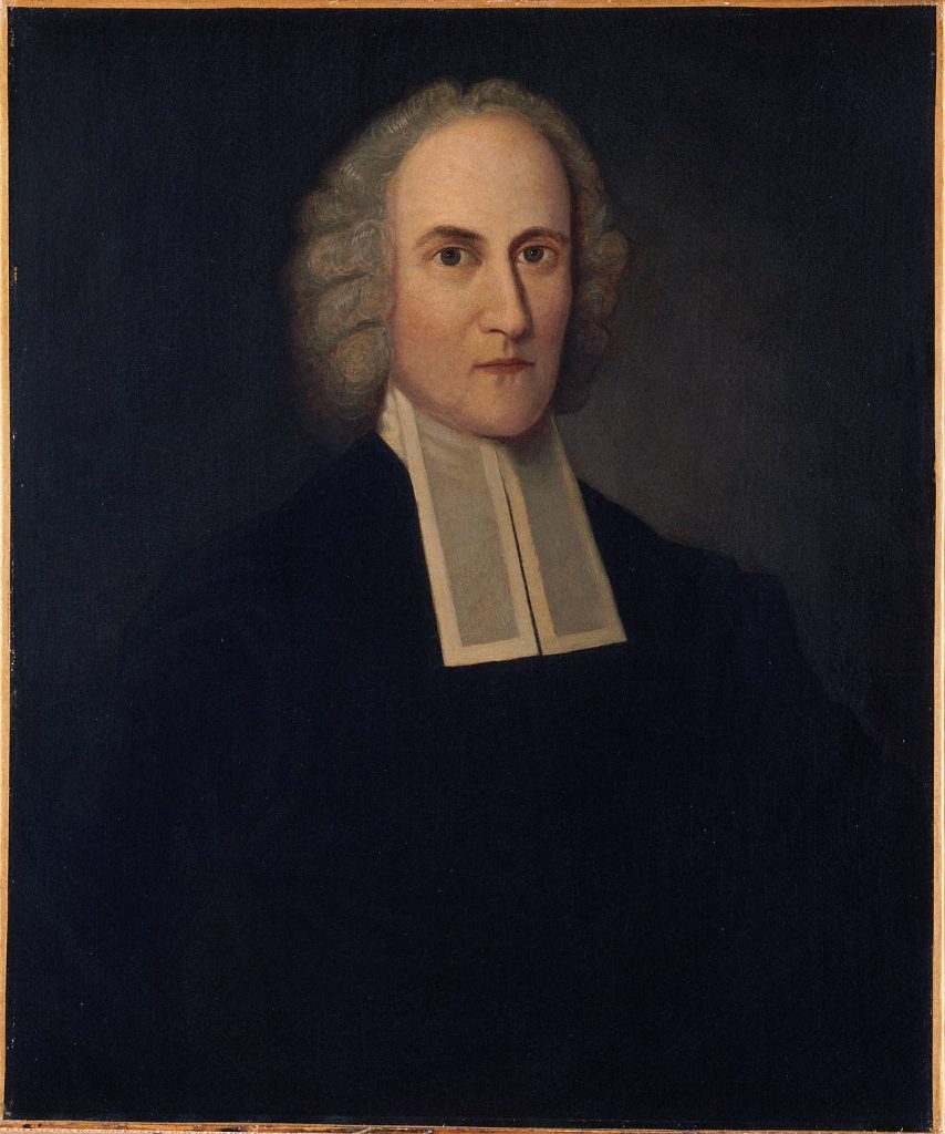 Portrait of Jonathan Edwards.